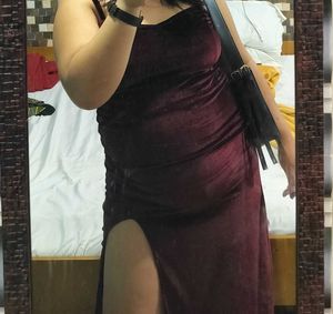 Maroon/Red Party Dress