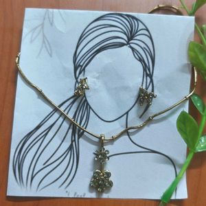 Olive Green Jewellery Set