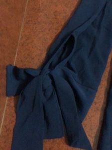 Navy Blue Long Sleeve Blouse/top