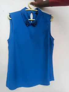 Peter Pan Collar Top.. Bought It From MAX Bahrain