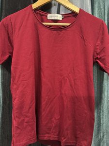 Maroon T-shirt