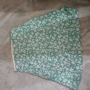 Floral Print Skirt