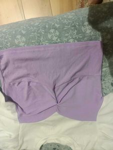 Purple Crop Top