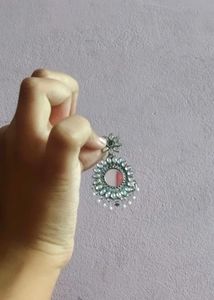 Stunning Oxidised Silver Jhumkas with Pearls