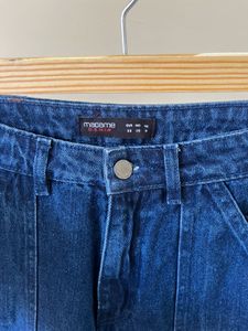 Dark Wash Wide Leg Denim Jeans