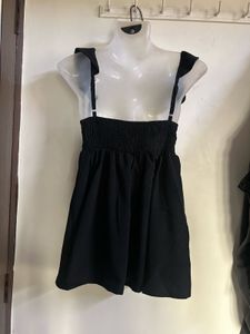 Black Corset Style Mini Dress