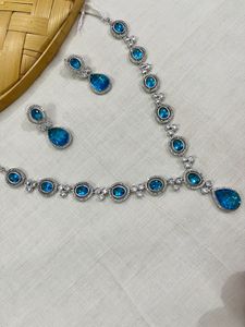 Necklace Set aqua colour