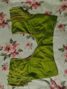 🔥 Sale 🔥 Green Saree with Blouse