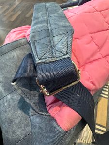 Pink And Grey Beautiful School Bag For Girls