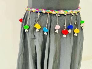 Handmade Pom-pom Navratri Bel