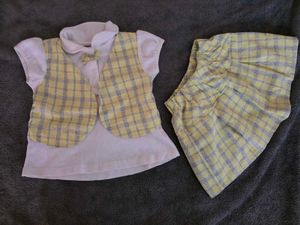 Top and Skirt Set Classic 12-18m Girl Baby