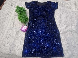 💙BLUE SEQUENCE PARTYWEAR DRESS 💙