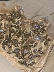 festive crop top and skirt set