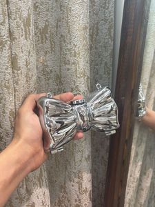 Silver Bow Clutch
