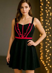 Beautiful Flared Dress On 95% Discount Sale