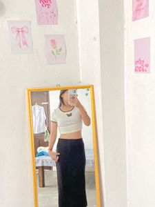 H&amp;M butterfly crop top 🍪