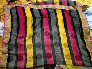 Chiffon Colourfull Saree.wuth Border