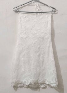 elegant white perfect dress