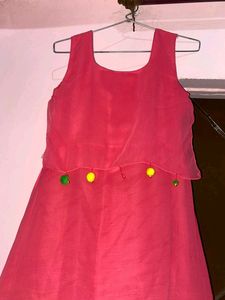 Pink Flared Gown