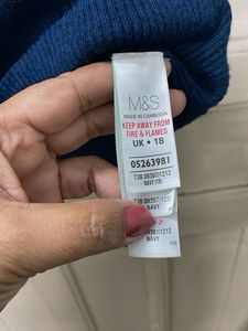 Blue Turtleneck Sweater