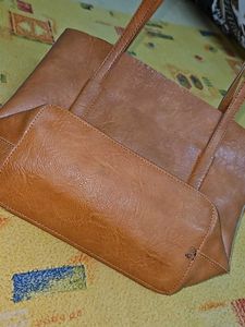 Brick Colour Handbag
