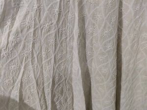 White Chikankari Embroidered Kurta Set