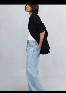 H&amp;M Wide Leg Light Wash Jeans