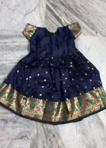 kids pattu pavada