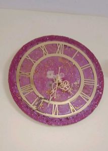 Costomised Resin Clock Your Favorite Colors