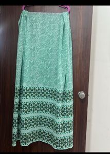 Cotton Sea Green Printed Dupatta