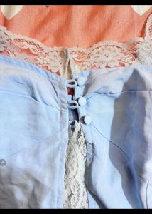 Cute Blue Cropped Tank Top