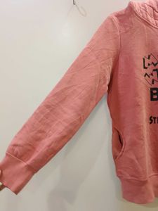 Pink Graphic Hoodie