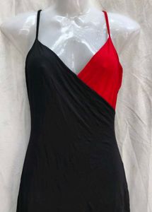 412711. Chic Two-Tone Mini Dress