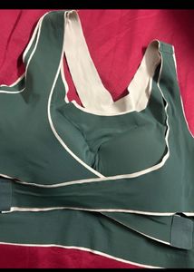 Green Sports Bra