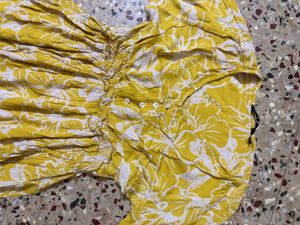 Floral Yellow Dress