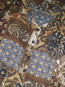 Patchwork Print Button-Up
