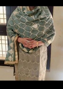 beautifull Kurta Pant Dupptaa Set Stiched