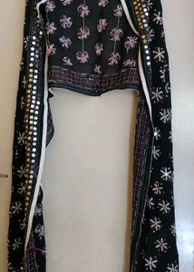 Ethic Wear Dupatta With Embroidery And Sequin Work