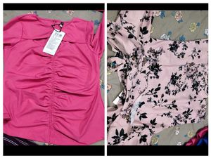 Combo Of 2 Branded Tops New No Coin 30/32 Bust