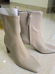 H&amp;M Beige Ankle Boots