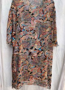 I. Paisley Print Dress