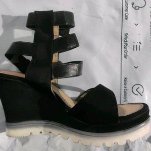 Black Strap Heels