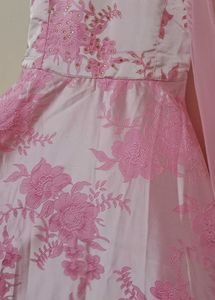 Pink Floral Ethnic Gown