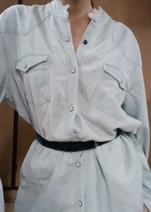 Denim Shirt Dress