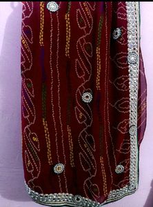 Heavy Bandhani Rajasthani Saree