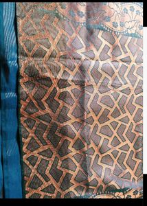 Elegant Blue Soft  Silk Saree