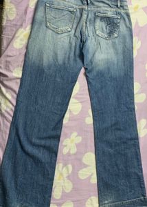 Wide Leg Denim Jeans