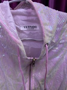 Pink Sequins Jacket