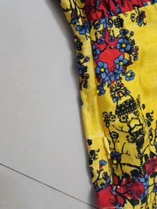 Tiered Floral Print Dress