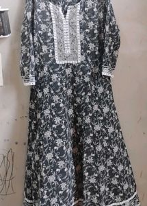 Pure Cotten Anarkali Suit